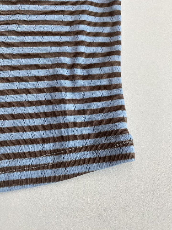 Erin J - Korean Children Fashion - #designkidswear - Stripe Sleeveless - 6