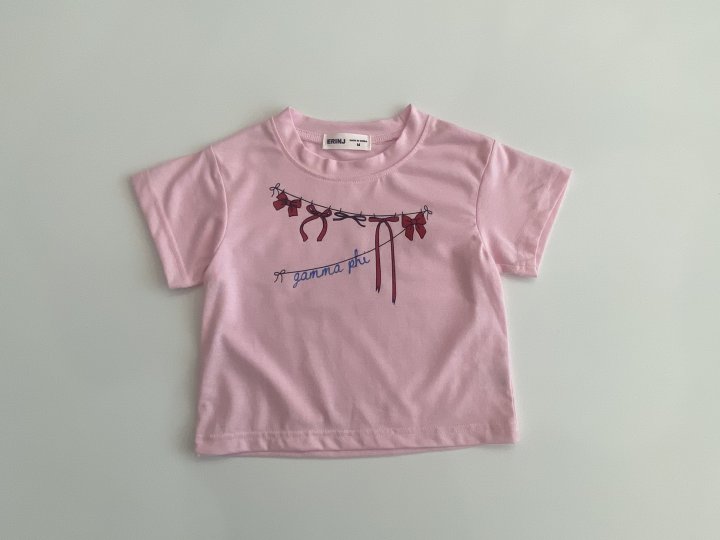 Erin J - Korean Children Fashion - #childrensboutique - Span Ribbon Tee - 4