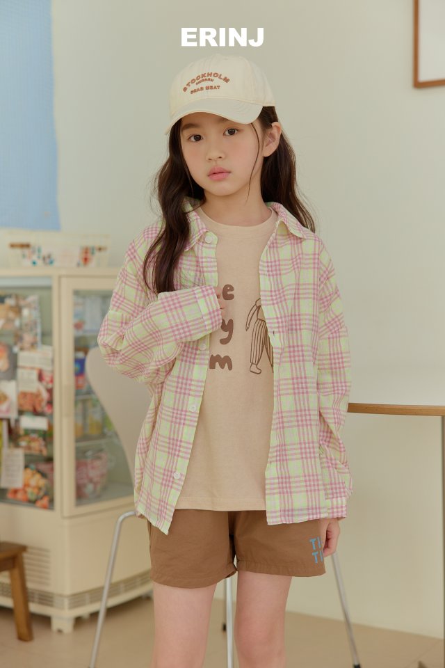 Erin J - Korean Children Fashion - #discoveringself - Summer Check Shirt - 11
