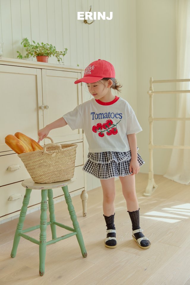 Erin J - Korean Children Fashion - #kidsstore - Check Cancan Skirt - 11