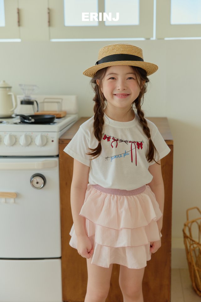 Erin J - Korean Children Fashion - #magicofchildhood - Span Ribbon Tee - 12