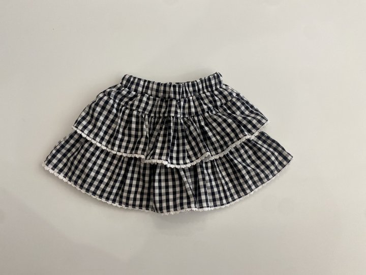 Erin J - Korean Children Fashion - #prettylittlegirls - Check Cancan Skirt - 3