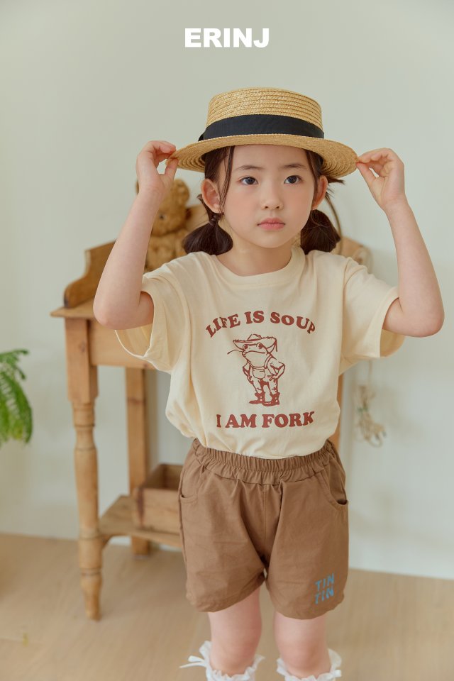 Erin J - Korean Children Fashion - #stylishchildhood - FORK Tee - 10