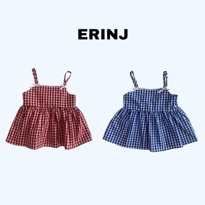 Erin J - Korean Children Fashion - #toddlerclothing - Check Bustier