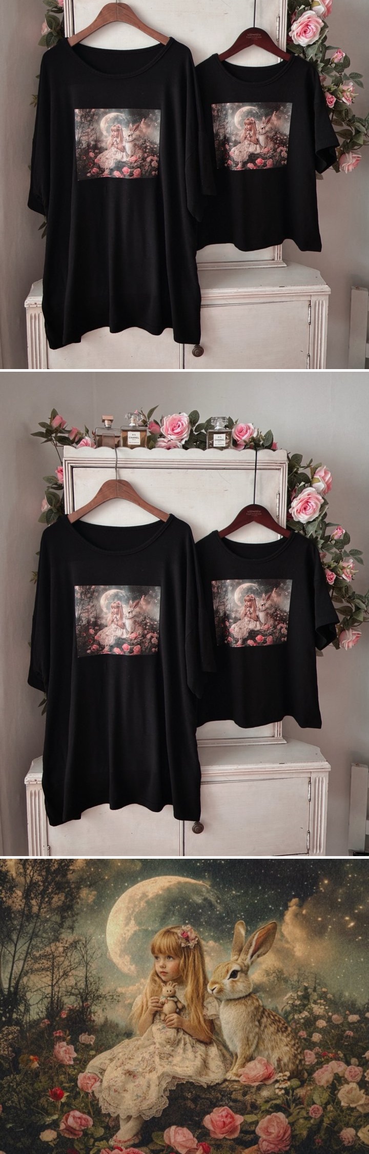 Eugenie Candies - Korean Women Fashion - #womensfashion - Bunny Luna Mom Tee