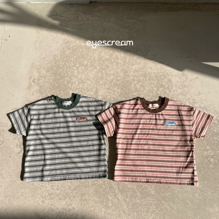 Eyescream - Korean Children Fashion - #Kfashion4kids - Brunch Stripe Tee