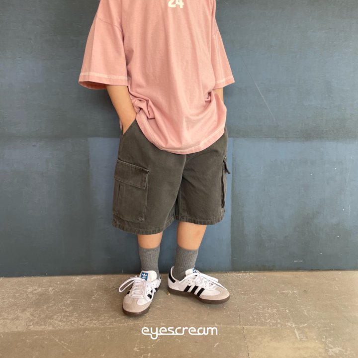 Eyescream - Korean Children Fashion - #childofig - Brick Cargo Pigment Pants - 10
