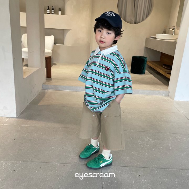Eyescream - Korean Children Fashion - #childofig - Heart Rugby Tee - 6