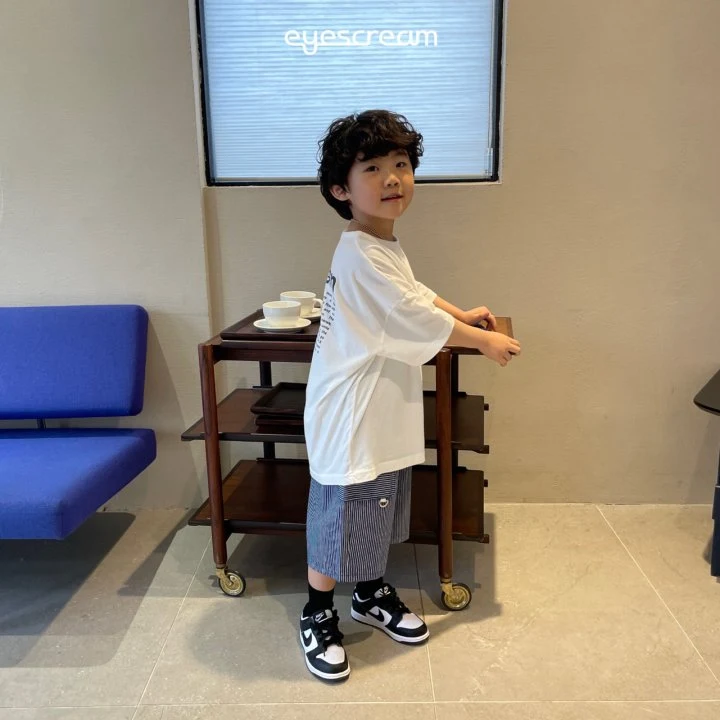 Eyescream - Korean Children Fashion - #childofig - D Stripe Pants - 8