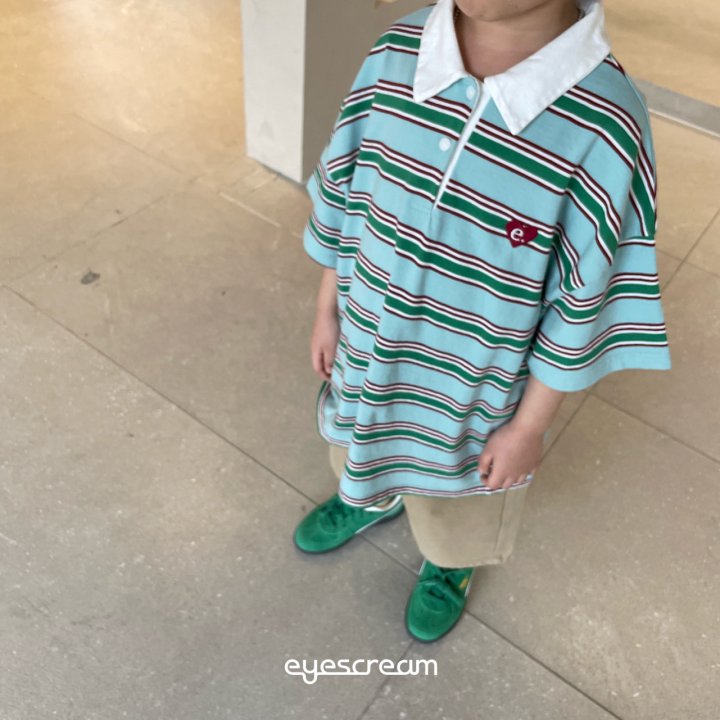 Eyescream - Korean Children Fashion - #childrensboutique - Heart Rugby Tee - 7