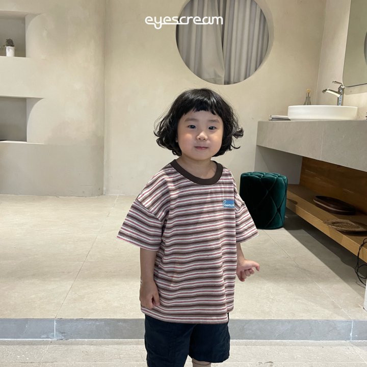 Eyescream - Korean Children Fashion - #designkidswear - Brunch Stripe Tee - 11