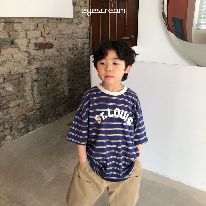 Eyescream - Korean Children Fashion - #designkidswear - Louis Stripe Tee - 3