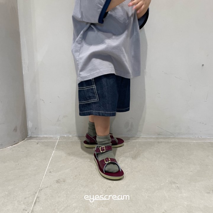 Eyescream - Korean Children Fashion - #discoveringself - Half Carpender Pants - 12