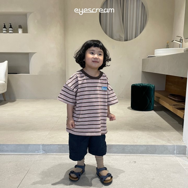 Eyescream - Korean Children Fashion - #discoveringself - Brunch Stripe Tee - 12
