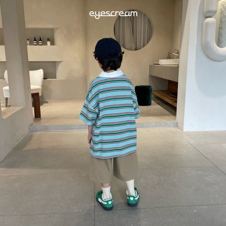 Eyescream - Korean Children Fashion - #fashionkids - Heart Rugby Tee - 10