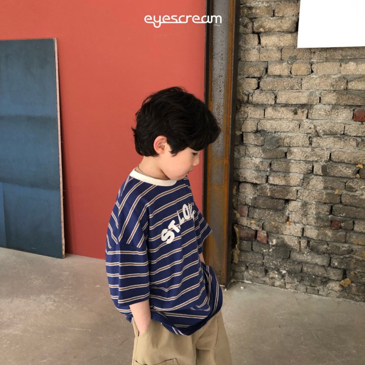 Eyescream - Korean Children Fashion - #fashionkids - Louis Stripe Tee - 5