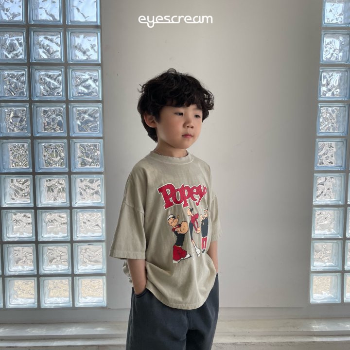Eyescream - Korean Children Fashion - #kidsshorts - Popeye Pigment Tee - 12