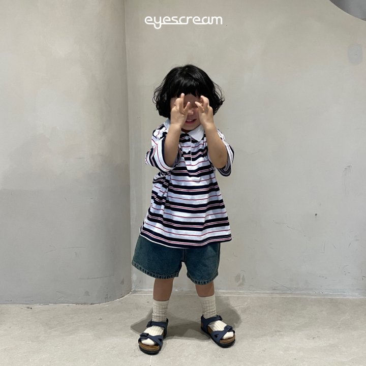 Eyescream - Korean Children Fashion - #kidsstore - Heart Rugby Tee - 12