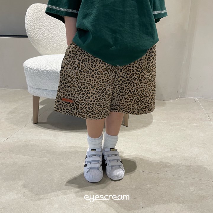 Eyescream - Korean Children Fashion - #kidzfashiontrend - Leopard Summer Pants - 10