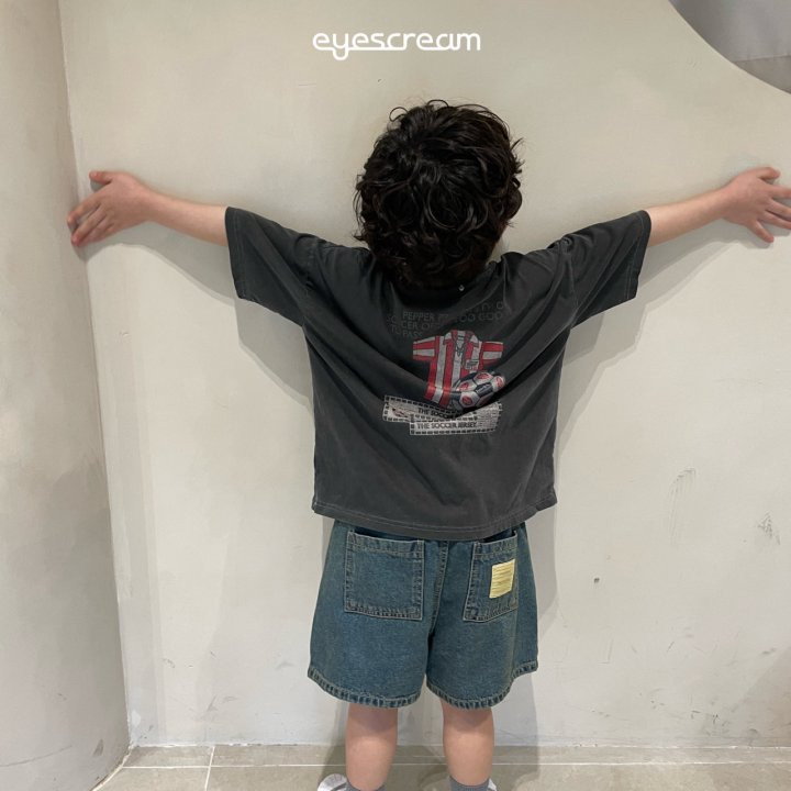 Eyescream - Korean Children Fashion - #kidzfashiontrend - Soccer Pigment Tee - 6