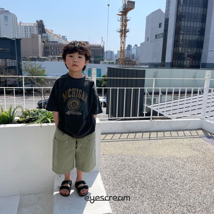 Eyescream - Korean Children Fashion - #littlefashionista - Michigan Pigment Tee - 10