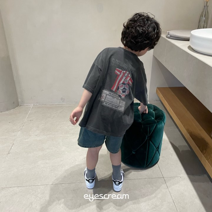 Eyescream - Korean Children Fashion - #littlefashionista - Soccer Pigment Tee - 8