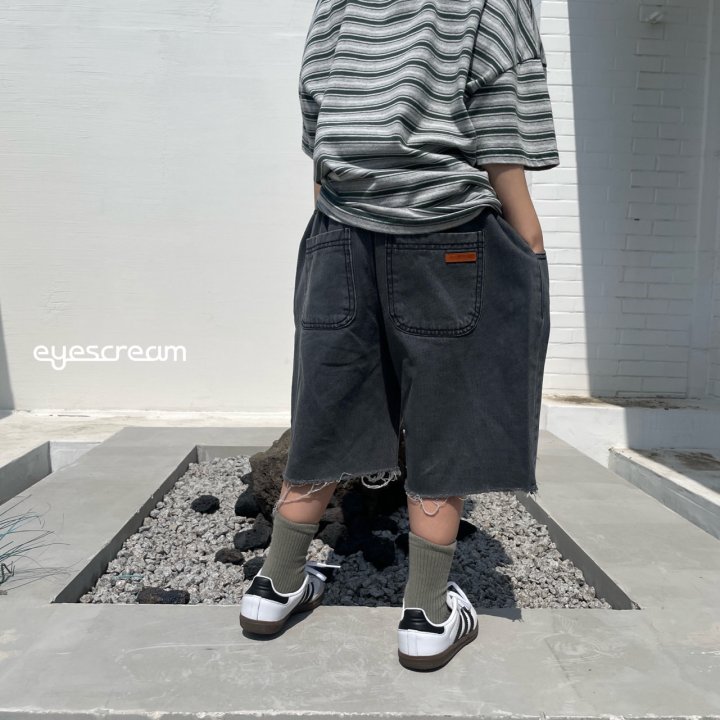 Eyescream - Korean Children Fashion - #littlefashionista - Cutting Denim Pants - 7