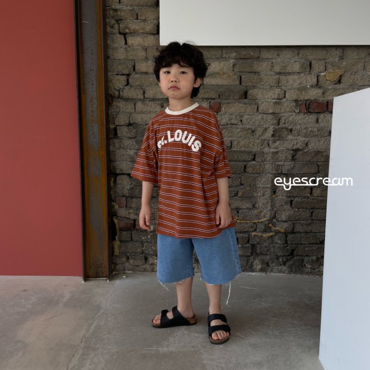 Eyescream - Korean Children Fashion - #littlefashionista - Louis Stripe Tee - 10