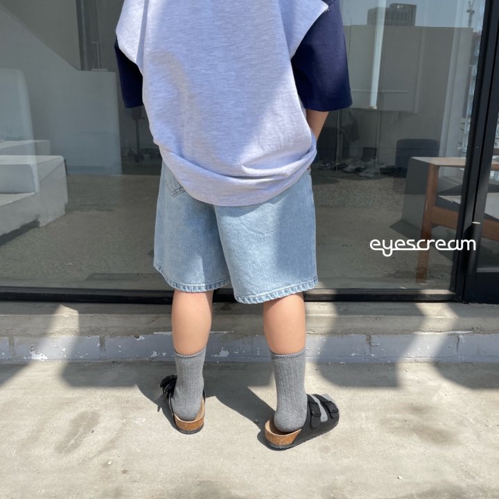 Eyescream - Korean Children Fashion - #magicofchildhood - Funny Light Blue Pants - 7