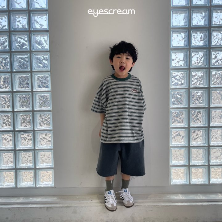 Eyescream - Korean Children Fashion - #magicofchildhood - Brunch Stripe Tee - 3