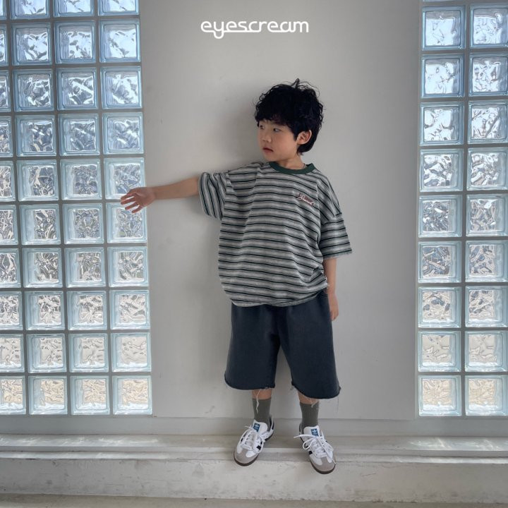 Eyescream - Korean Children Fashion - #magicofchildhood - Brunch Stripe Tee - 4