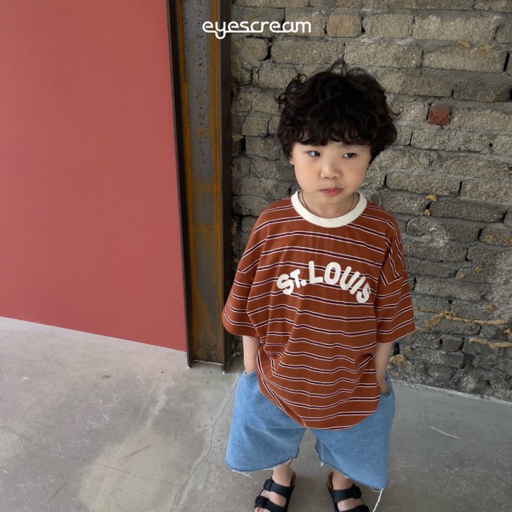 Eyescream - Korean Children Fashion - #minifashionista - Louis Stripe Tee - 12