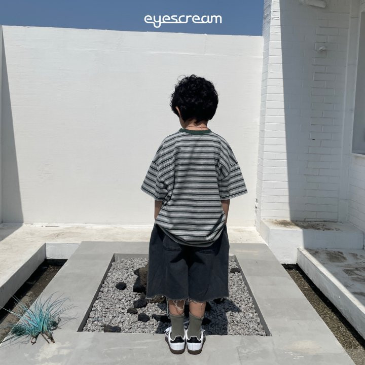 Eyescream - Korean Children Fashion - #stylishchildhood - Brunch Stripe Tee - 8