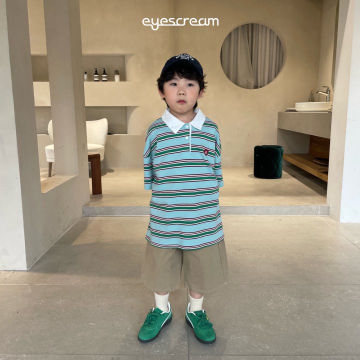 Eyescream - Korean Children Fashion - #stylishchildhood - Heart Rugby Tee - 5