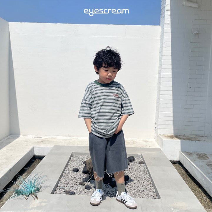 Eyescream - Korean Children Fashion - #todddlerfashion - Brunch Stripe Tee - 6