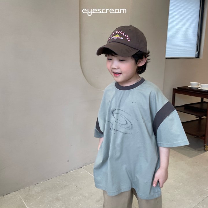 Eyescream - Korean Children Fashion - #toddlerclothing - Black Hole Tee - 9