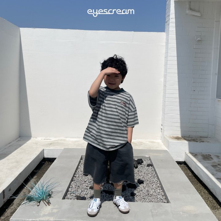 Eyescream - Korean Children Fashion - #toddlerclothing - Brunch Stripe Tee - 7