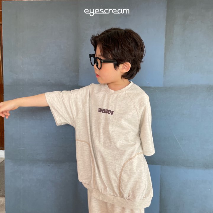 Eyescream - Korean Children Fashion - #toddlerclothing - Wave Tee - 3