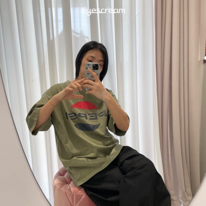 Eyescream - Korean Women Fashion - #momslook - Pigment Tee ADULT - 8