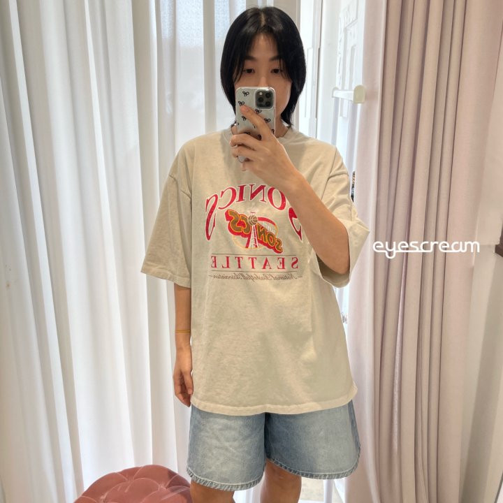 Eyescream - Korean Women Fashion - #momslook - Sonic Pigment Tee ADULT - 5