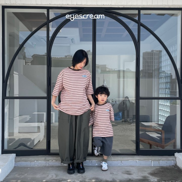 Eyescream - Korean Women Fashion - #momslook - Brunch Stripe Tee ADULT - 4