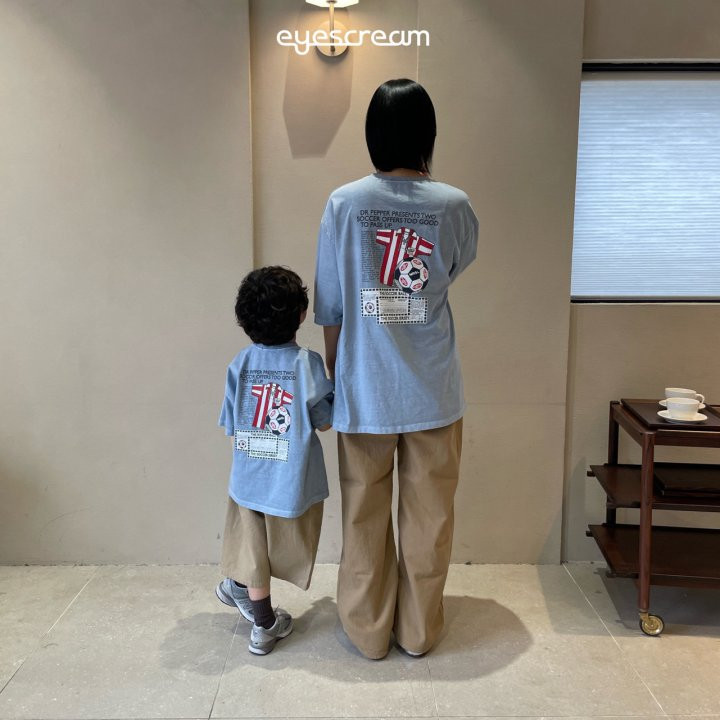 Eyescream - Korean Women Fashion - #momslook - Soccer Pigment Tee ADULT - 5