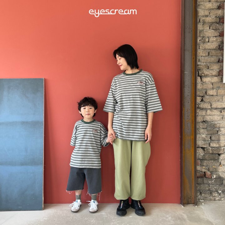Eyescream - Korean Women Fashion - #romanticstyle - Brunch Stripe Tee ADULT - 11