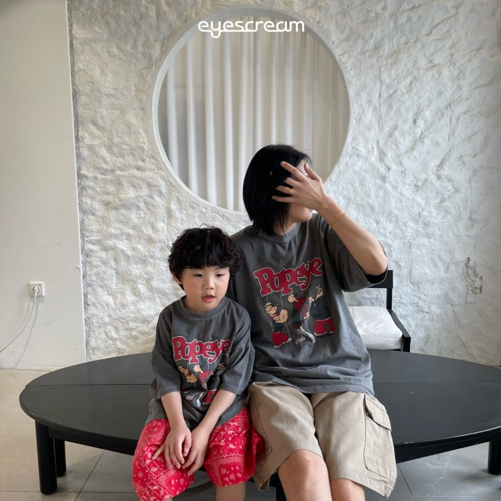 Eyescream - Korean Women Fashion - #thatsdarling - Popeye Pigment Tee ADULT - 12