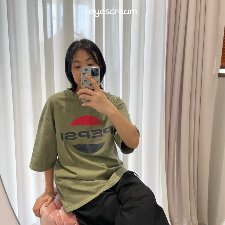 Eyescream - Korean Women Fashion - #womensfashion - Pigment Tee ADULT - 11