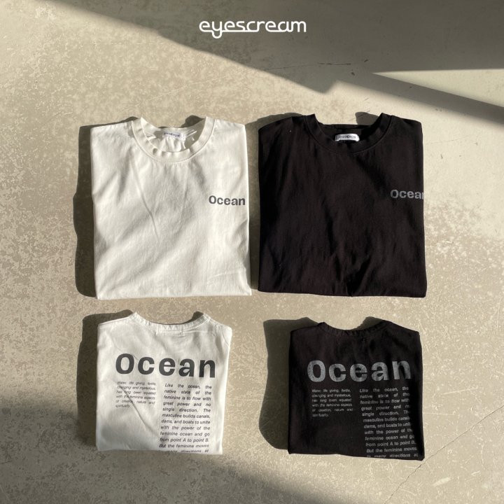 Eyescream - Korean Women Fashion - #womensfashion - Ocean Tee ADULT