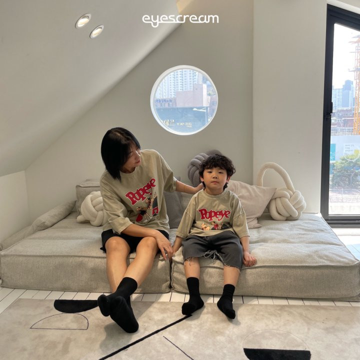 Eyescream - Korean Women Fashion - #womensfashion - Popeye Pigment Tee ADULT
