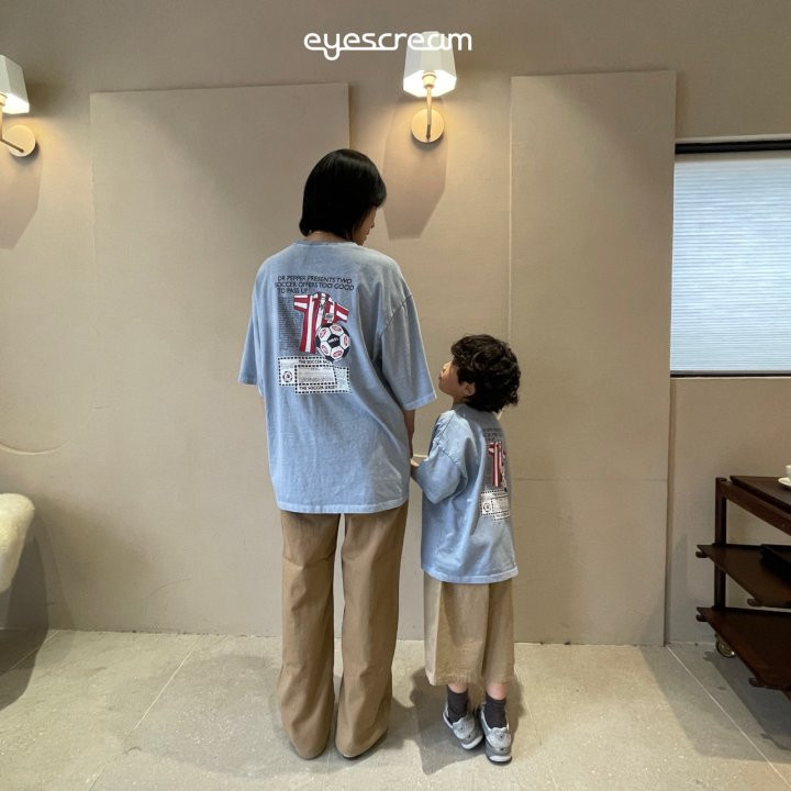 Eyescream - Korean Women Fashion - #momslook - Soccer Pigment Tee ADULT - 4