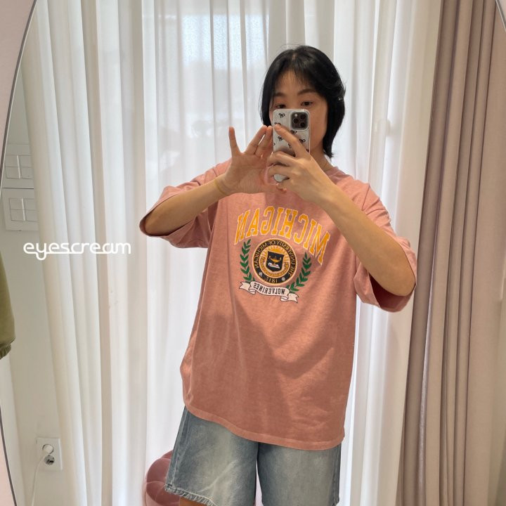 Eyescream - Korean Women Fashion - #womensfashion - Michigan Pigment Tee ADULT - 11