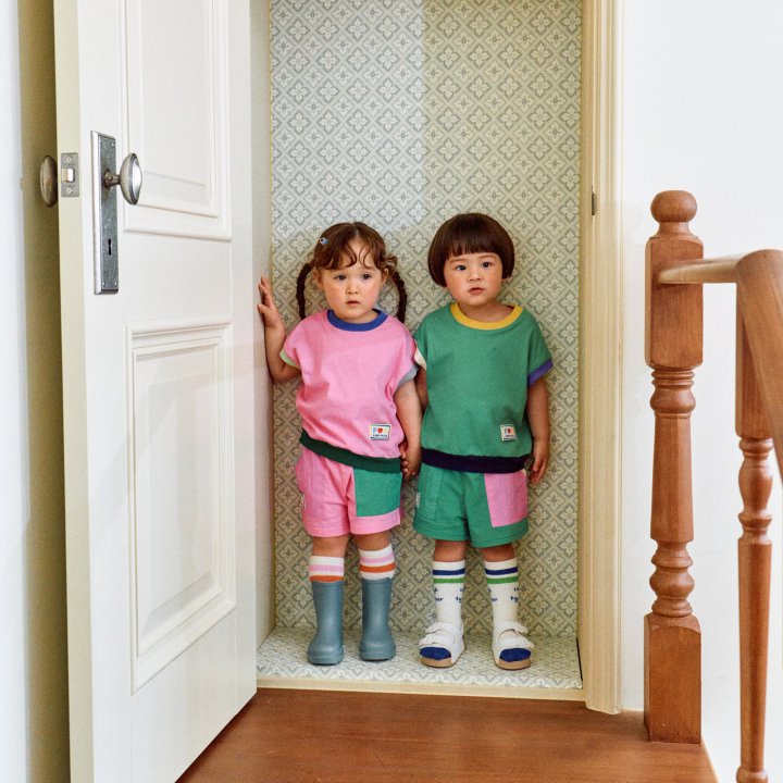 Firstblue - Korean Children Fashion - #kidzfashiontrend - Crayon Color Tee - 4